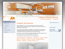 Tablet Screenshot of clinicamorey.com